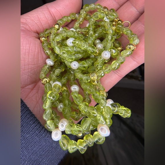 Stauer vintage preowned stone necklace with bracelet - Picture 11 of 15